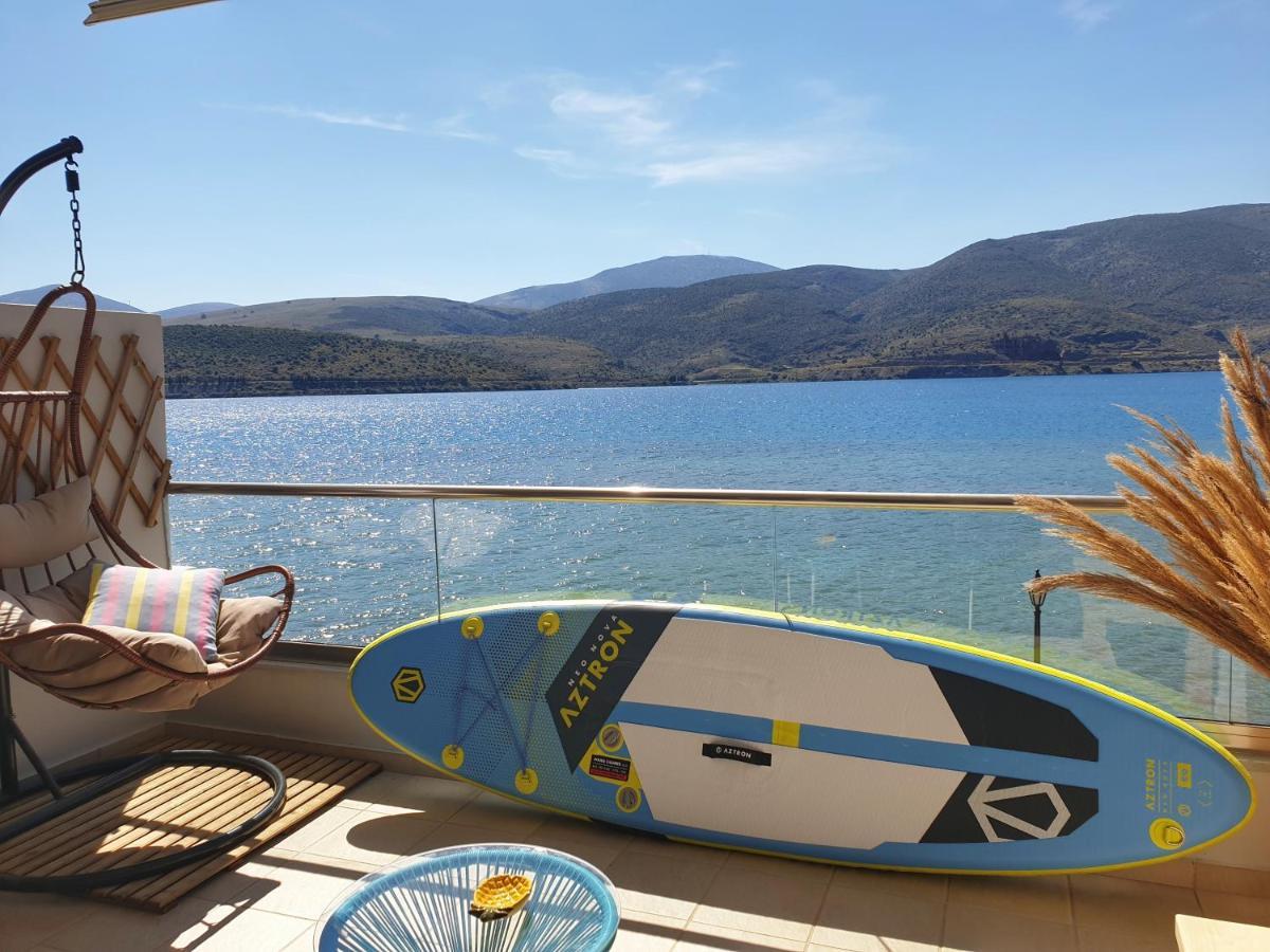 Beach House In Itea-Delphi Buitenkant foto
